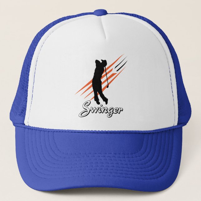 Casquette Partouzeur drôle de golf (Devant)