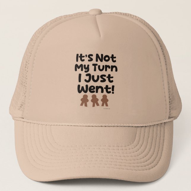 Casquette Pas À Mon Tour Je Suis Venu De Jouer Slogan (Devant)