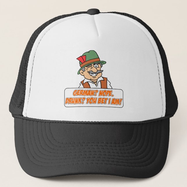 Casquette Pas allemand ivre (Devant)