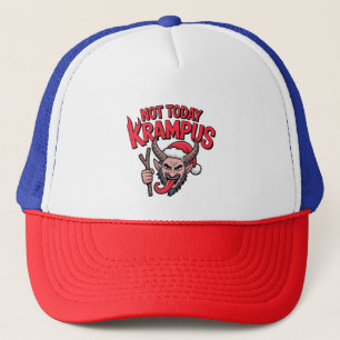 Casquette Pas aujourd'hui Krampus Noël drôle Krampus méchant