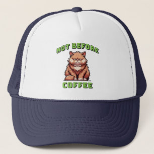 Casquette Pas avant le café