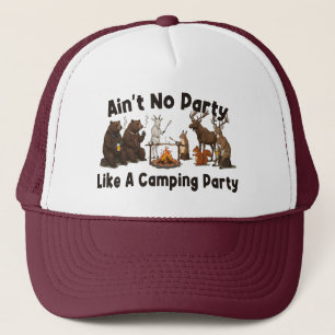 Casquette Pas de fête comme une fête de camping