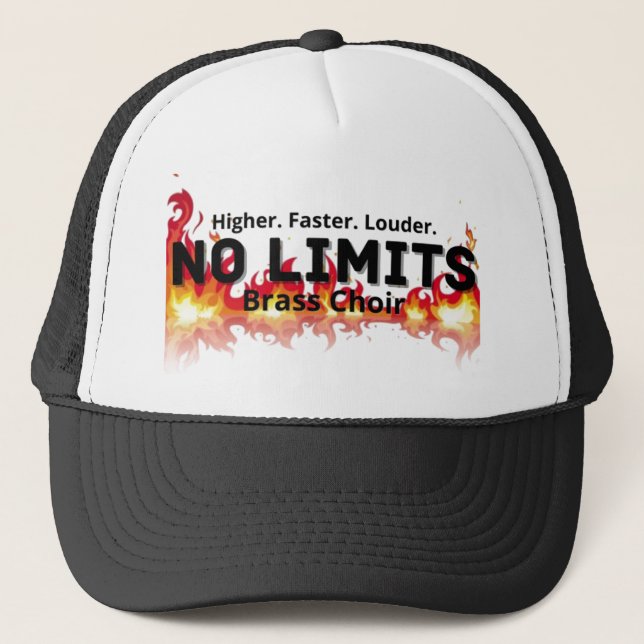Casquette Pas de limite Chapeau de camion (Devant)