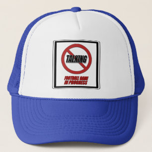 Casquette Pas De Parler Football Jeu En Cours Trucker Chapea
