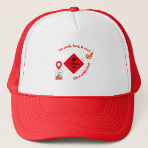 Casquette Pas de précipitation, gardez votre calme camionneu