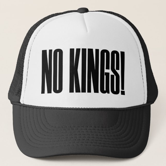 Casquette PAS DE ROIS ! - nokingsteins - Snapback - Trucker  (Devant)