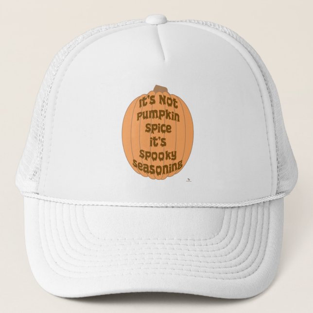 Casquette Pas d'épice Citrouille drôle Slogan de séchage Éff (Devant)