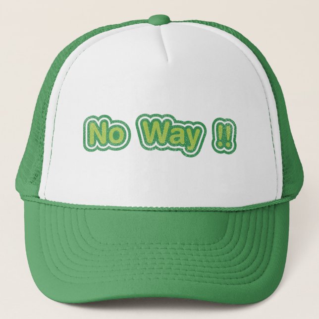 Casquette Pas question (Devant)