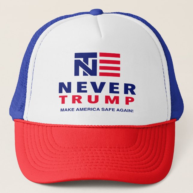 CASQUETTE "PAS TRUMP JAMAIS : FAITES LE COFFRE-FORT DE (Devant)