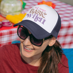 Casquette Pas votre sorcière de base Éffrayant Halloween mag