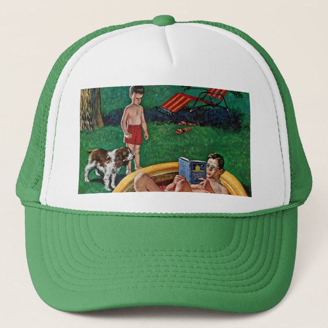 Casquette Patauger la piscine (Devant)
