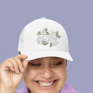 Casquette Patch Fleur Faux Pearl Brodé