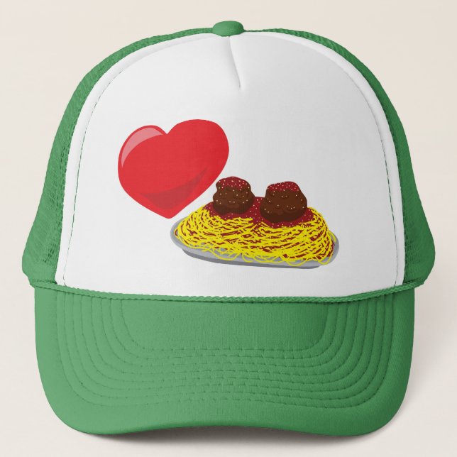 Casquette Pâtes d'amour !  Personnalisable : (Devant)