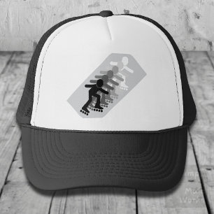 Casquette Patin à roulettes six fois dégradé