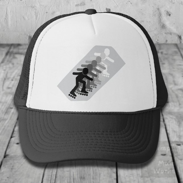 Casquette Patin à roulettes six fois dégradé (Créateur téléchargé)