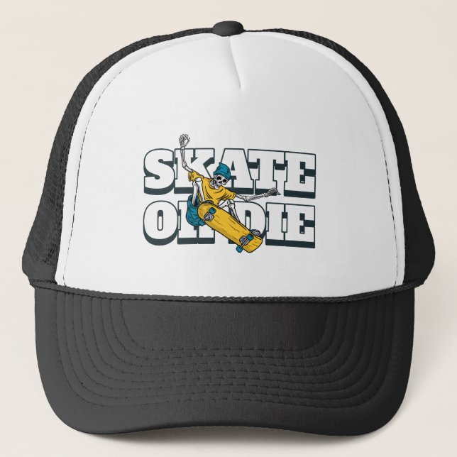 Casquette Patinage Ou Mourir (Devant)