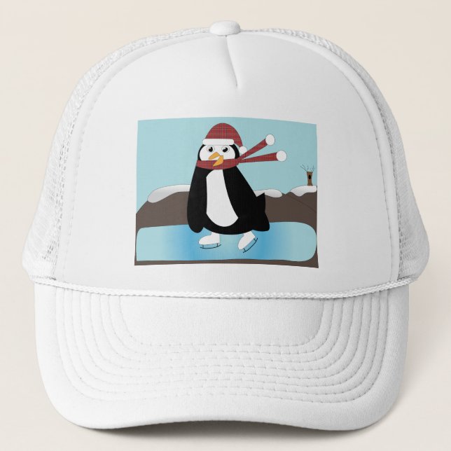 Casquette Patinage sur glace Pingouin (Devant)