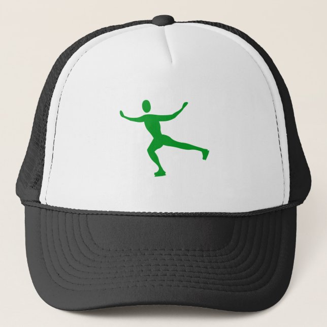 Casquette Patinage sur glace - Vert herbe (Devant)