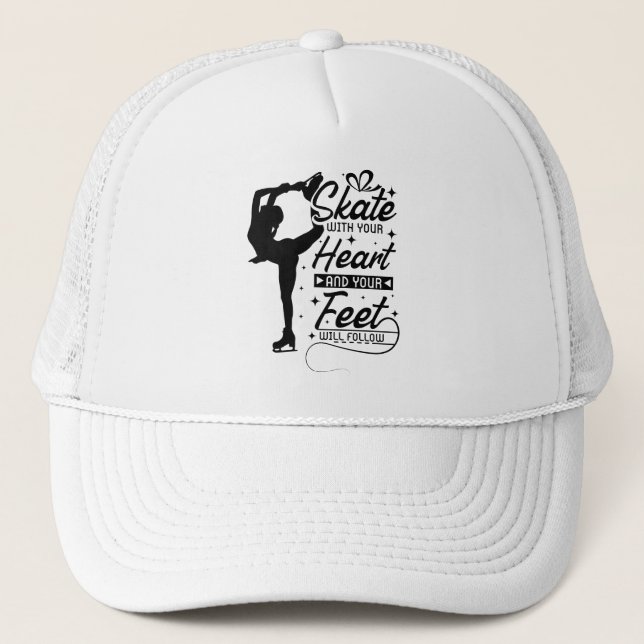Casquette Patinage sur le coeur (Devant)