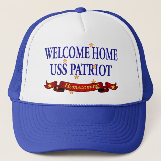 Casquette Patriote à la maison bienvenu d'USS (Devant)