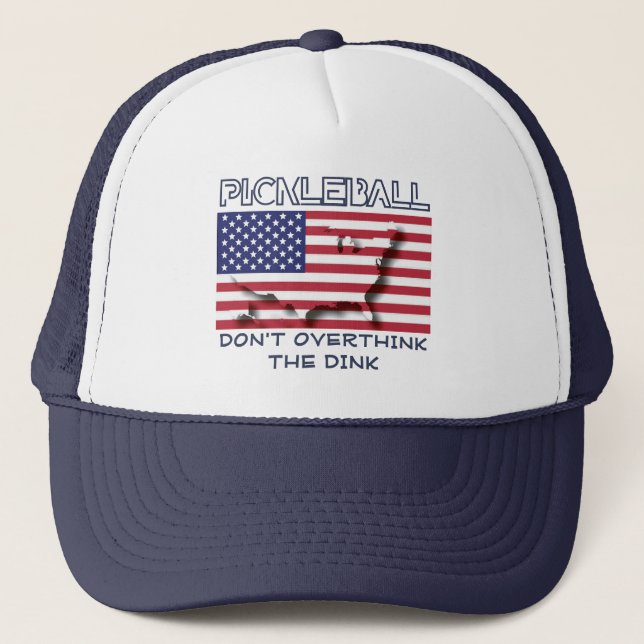 Casquette Patriotique NE SURPENSE PAS LE DINK Pickleball (Devant)