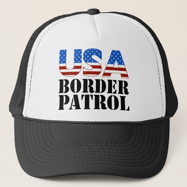 Casquette Patrouille de frontière des Etats-Unis (Devant)