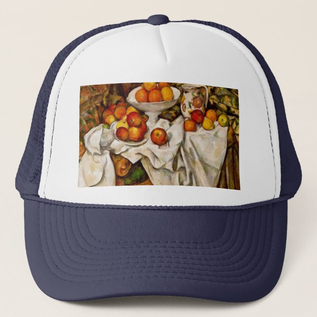 Casquette Paul Cezanne Pomples Oranges Impressionnisme (Devant)