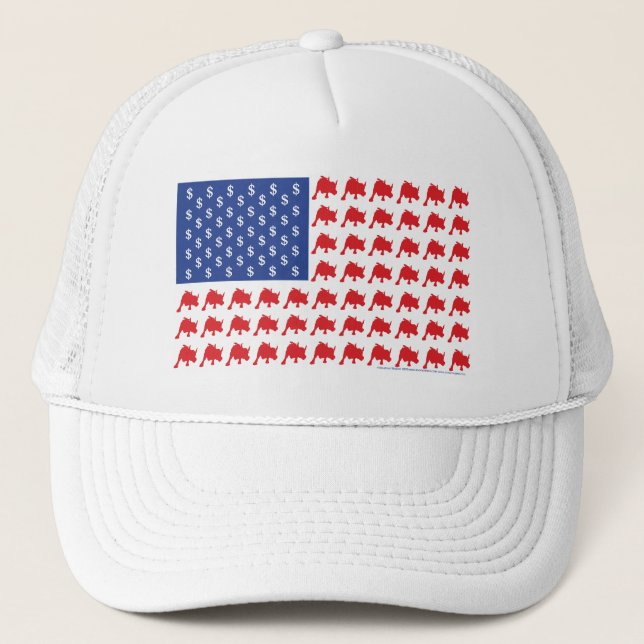 Casquette Pavillon américain de Wall Street Bull Market (Devant)
