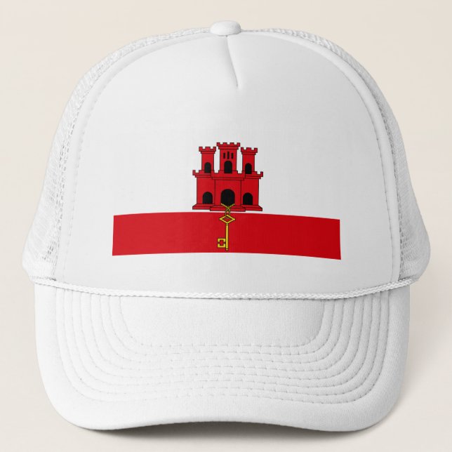 Casquette Pavillon Gibraltar (Devant)
