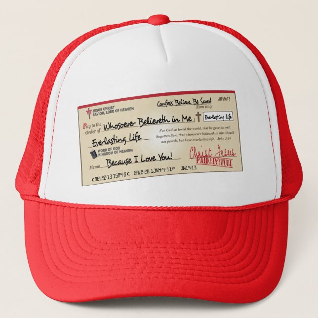 Casquette Payé entièrement économisé par le contrôle de (Devant)