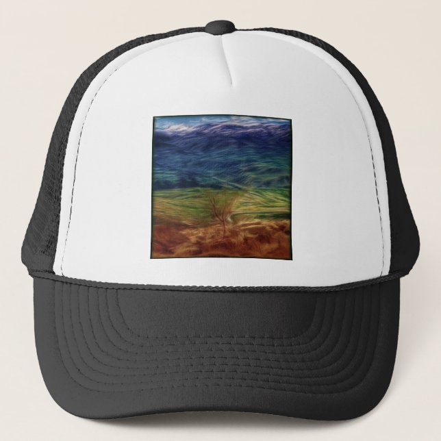 Casquette Paysage arc-en-ciel (Devant)