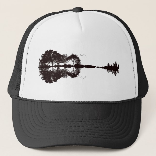 Casquette Paysage guitare (Devant)