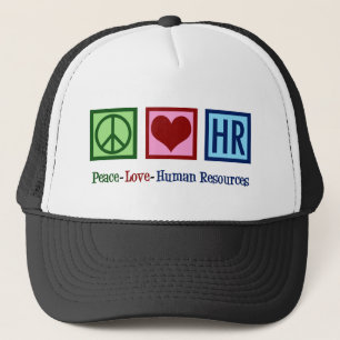 Casquette Peace Love Ressources humaines RH