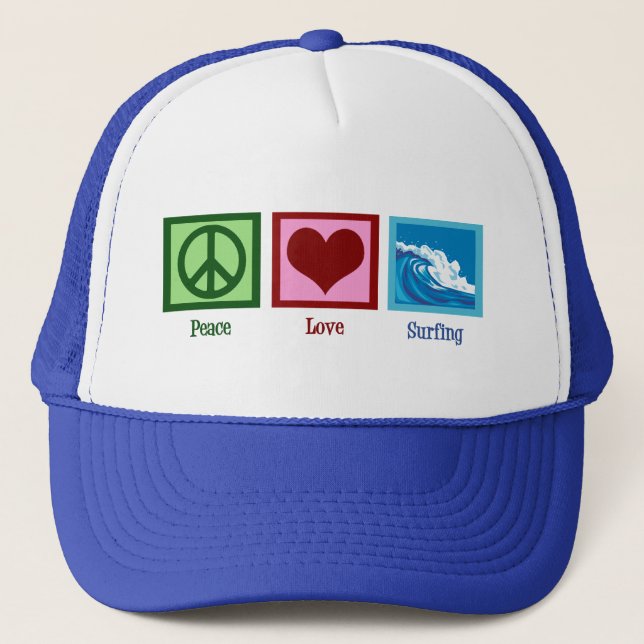 Casquette Peace Love Surfing (Devant)