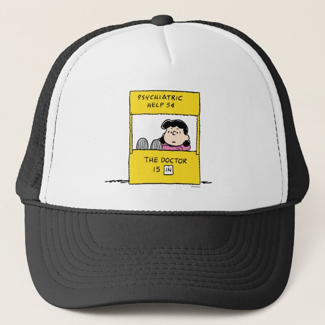 Casquette Peanuts | Lucy & the Doctor Is In (Devant)