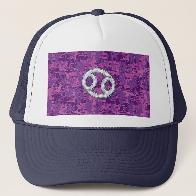 Casquette Pearle comme cancer Zodiac Connexion Camo numériqu (Devant)