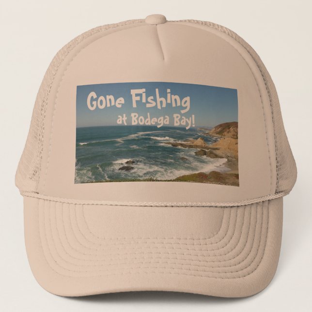 Casquette Pêche allée à la baie de Bodega ! (Devant)