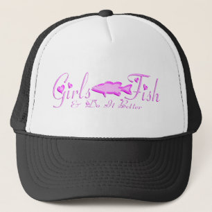 CASQUETTE PÊCHE AU BAR DE FILLE