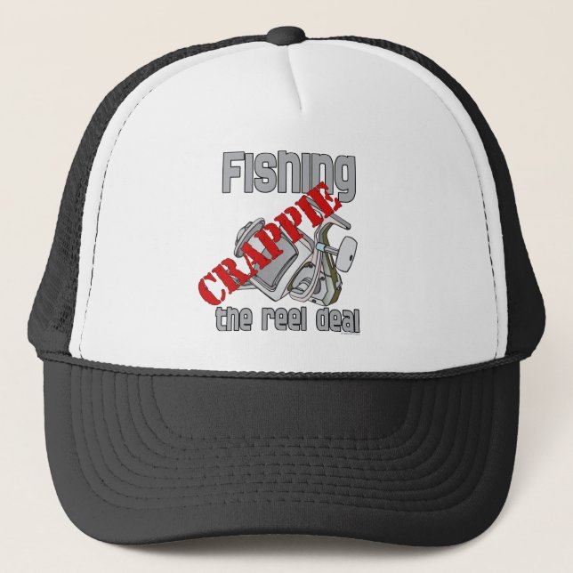 Casquette Pêche Crappie Le Reel Deal Sérieux Pêche (Devant)
