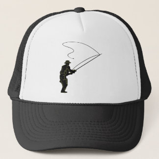 Casquette Pêche de mouche dans les échassiers