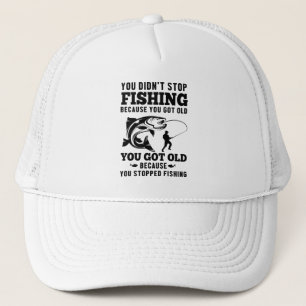 Casquette Pêche parce que tu as du vieux