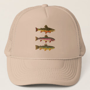 Casquette Pêche sportive de la truite de Brook