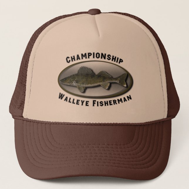 Casquette Pêcheur de brochets vairons de championnat (Devant)