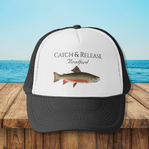 Casquette Pêcheurs à la pêche à la truite