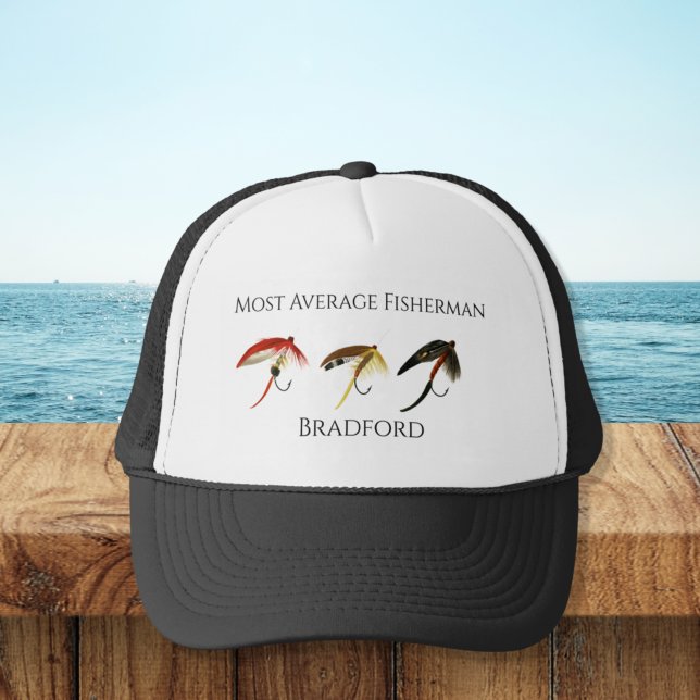 Casquette Pêcheurs moyens FlyFishing Truite mouches (Créateur téléchargé)
