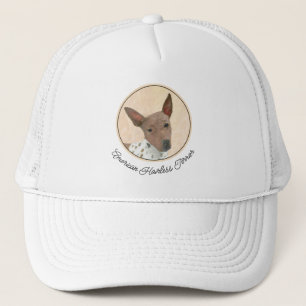Casquette Peinture américaine sans poil Terrier - Chien Art