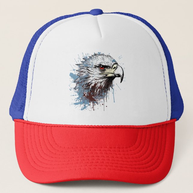 Casquette Peinture d'aigle (Devant)
