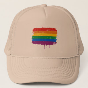 Casquette Peinture d'arc-en-ciel