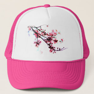 Casquette Peinture de fleurs de cerisier