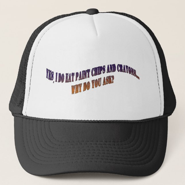 Casquette Peinture et crayons (Devant)